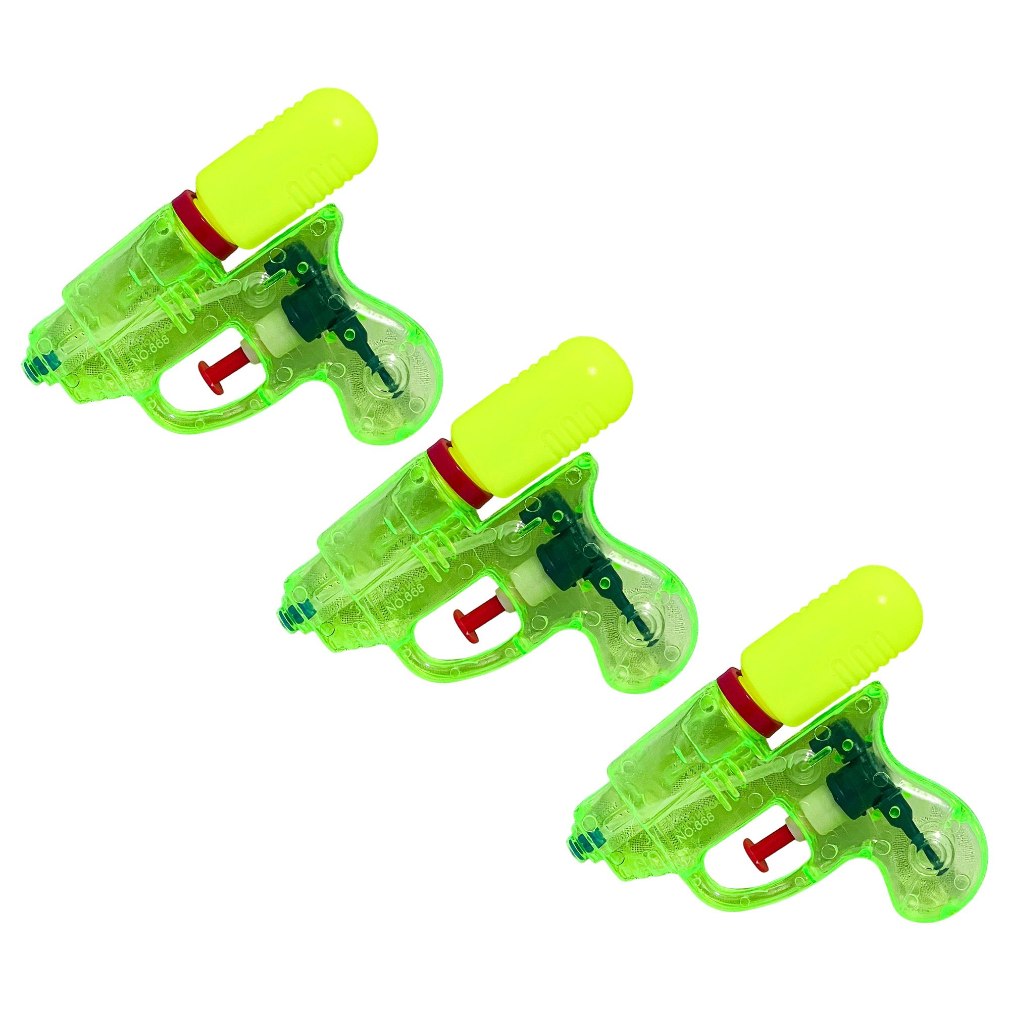 Kit 3 Lançador Pistola de Água Arminha Brinquedo Piscina Praia - Imagem 3