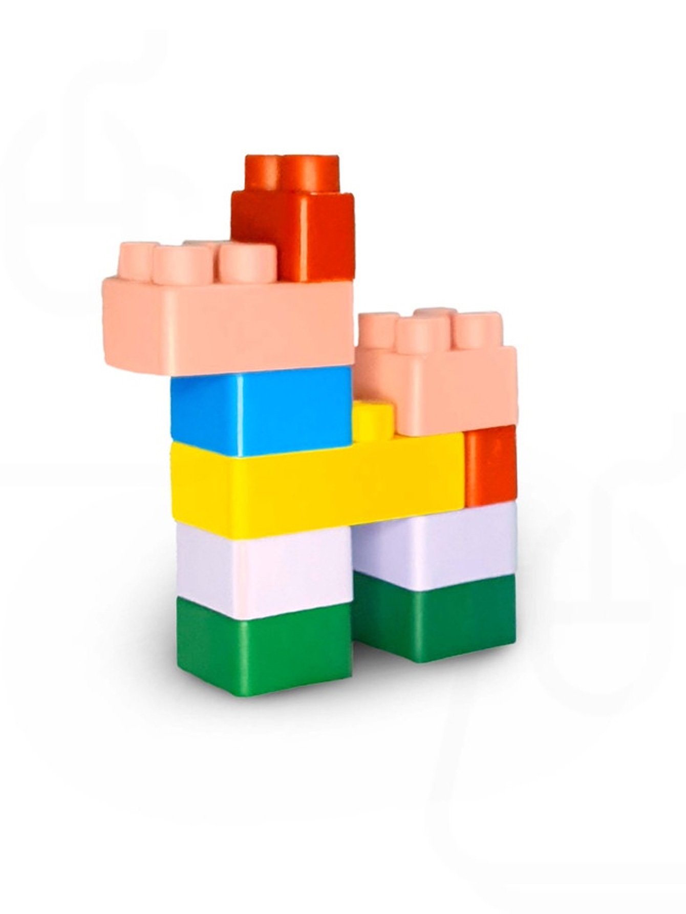 Blocos De Montar Infantil Brinquedo Educativo Kit 120 Peças - Imagem 3