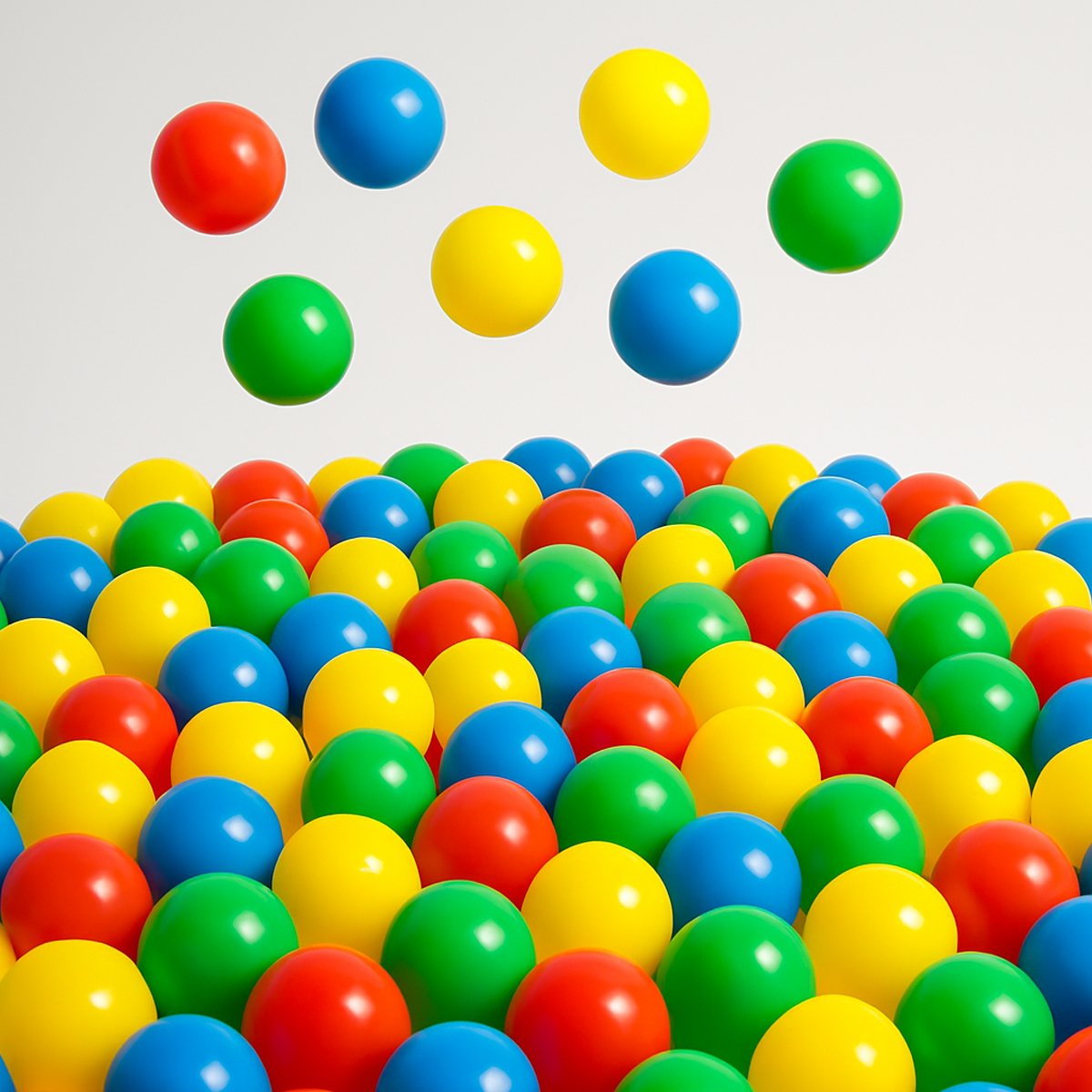 25 Unidades de Bolinhas De Piscina Infantil Coloridas Que Não Amassam - Imagem 6