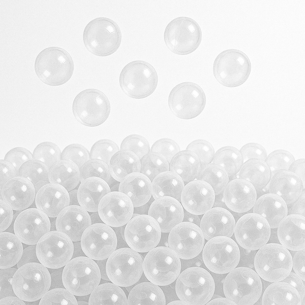 100 Bolinhas De Piscina Infantil Cor Única Que Não Amassam - Imagem 8