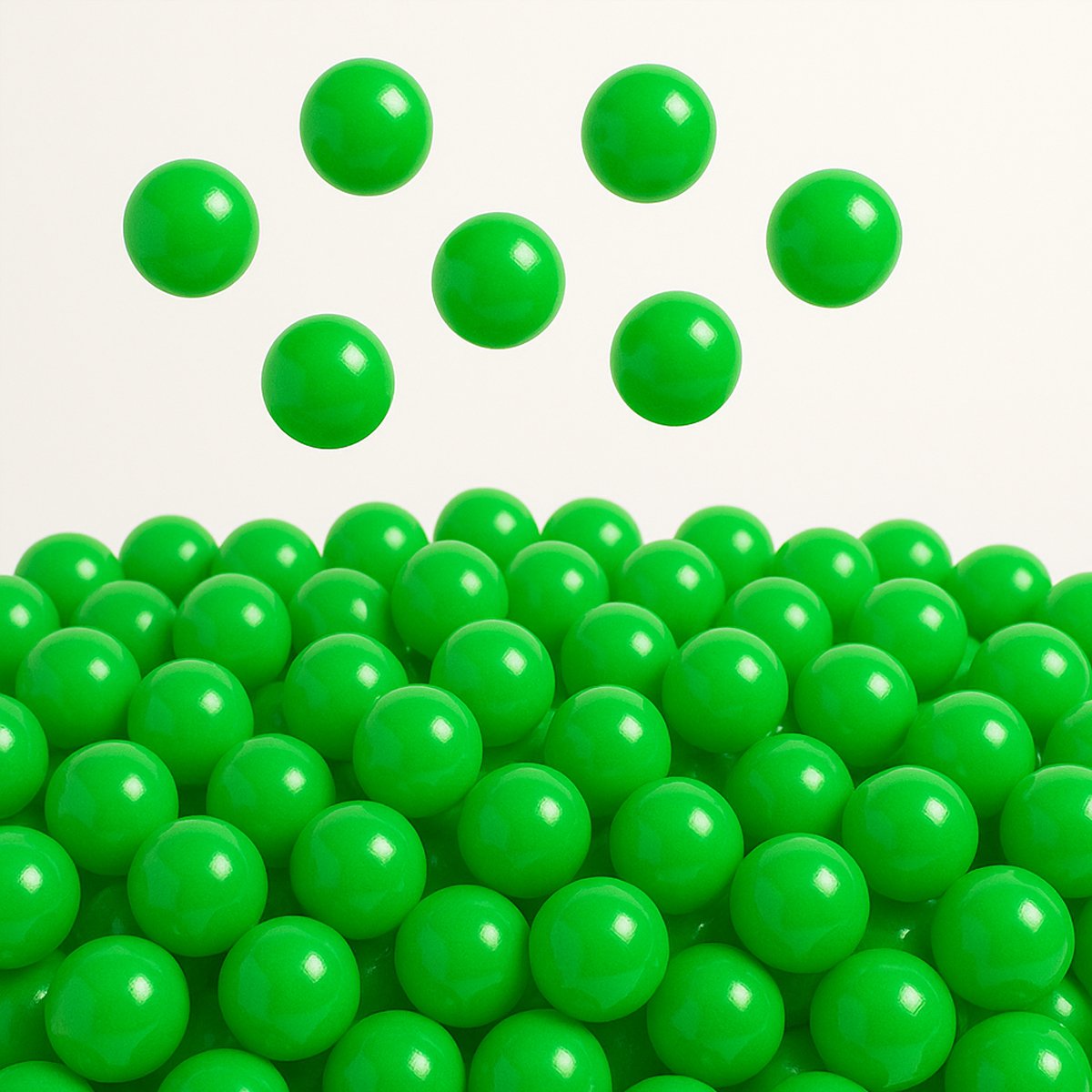 100 Bolinhas De Piscina Infantil Cor Única Que Não Amassam - Imagem 12