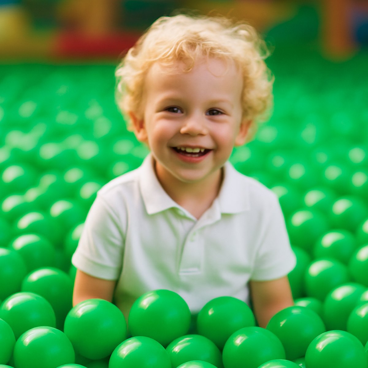 100 Bolinhas De Piscina Infantil Cor Única Que Não Amassam - Imagem 11