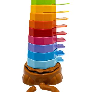 Brinquedo De Bebe Educativo De Empilhar E Encaixar Didático