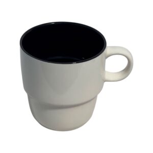 Caneca de Cerâmica Bicolor Design Moderno e Funcional