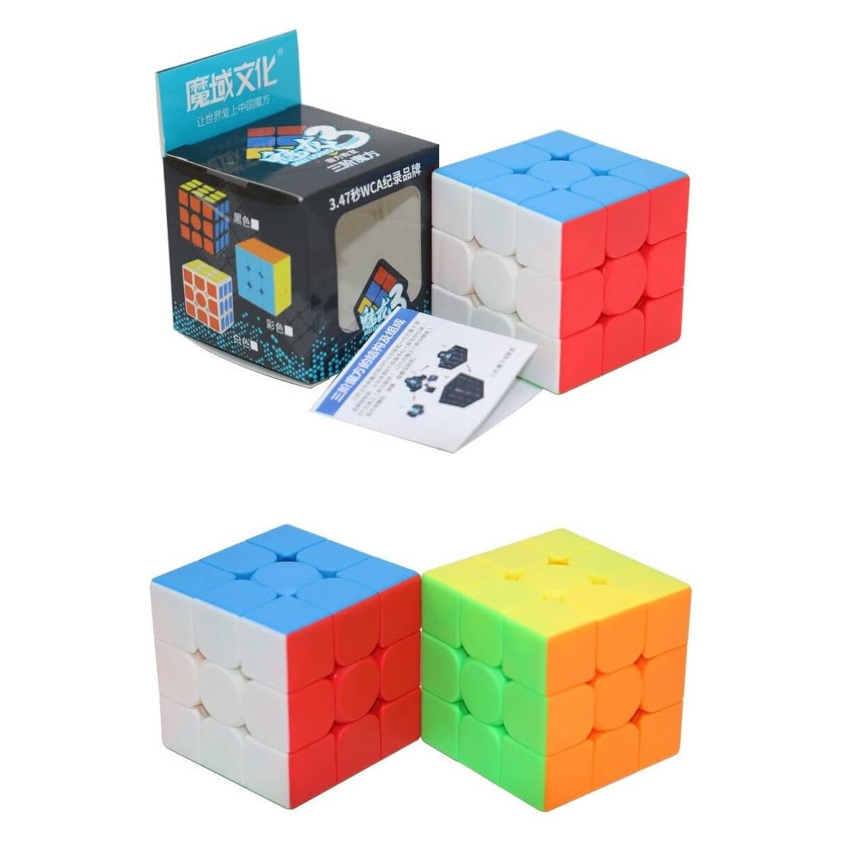 Cubo Mágico 3x3x3 Stickerless Profissional Moyu Meilong Original - Imagem 2
