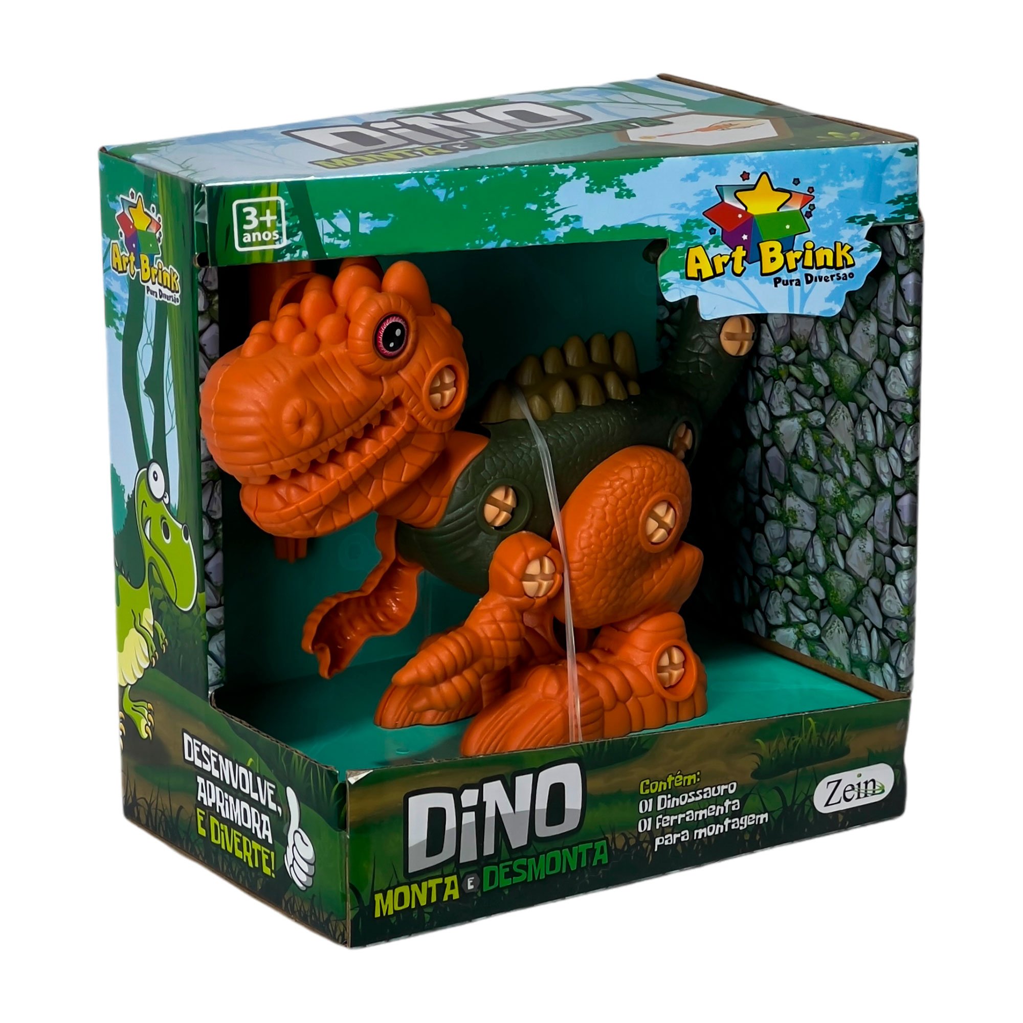 Dinossauro Monta E Desmonta Didático Educativo - Imagem 4