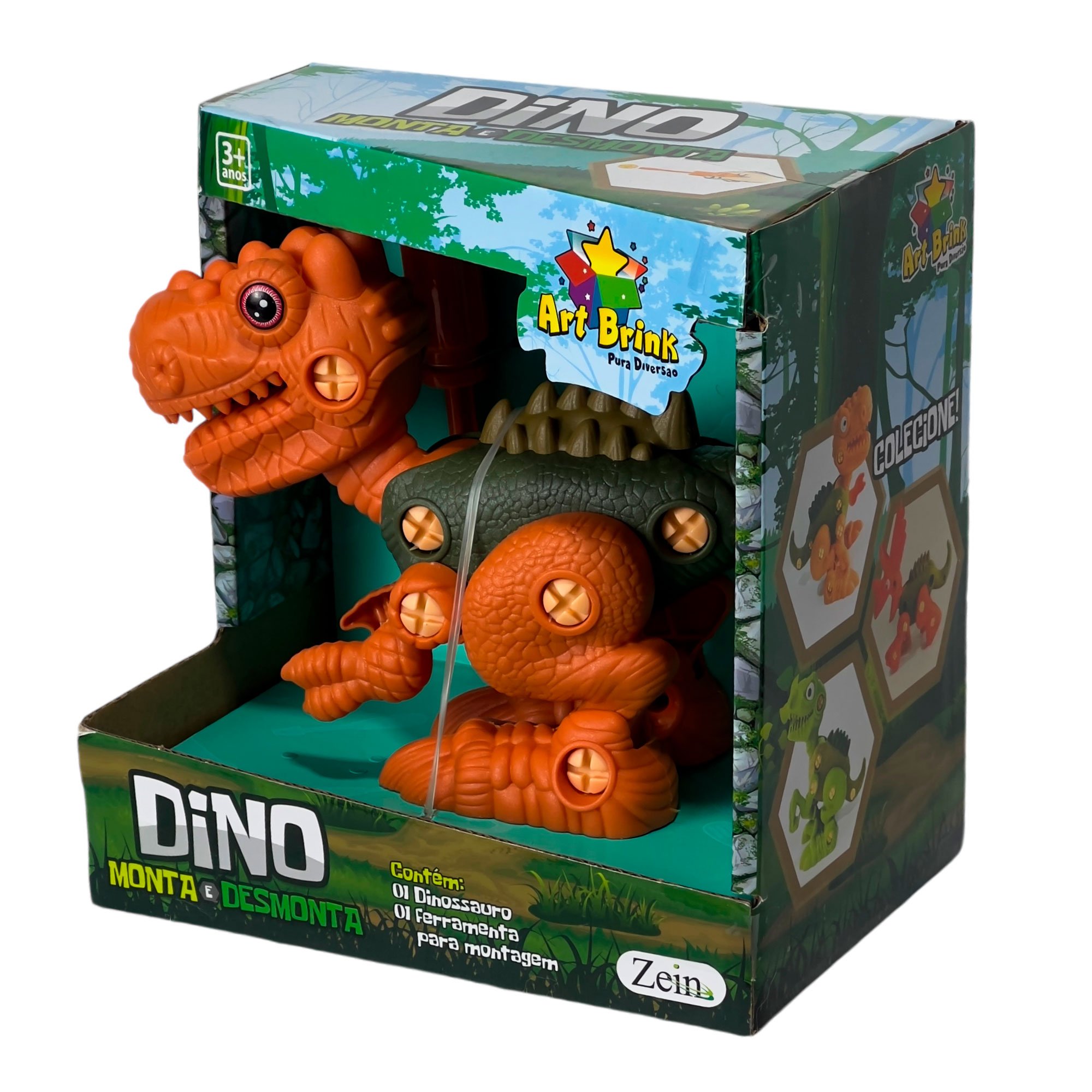 Dinossauro Monta E Desmonta Didático Educativo - Imagem 2