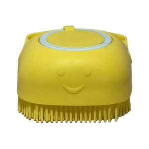 Escova Dispenser de Banho para Cães Esponja Escova de Silicone