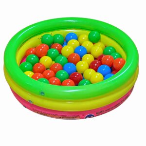 Piscina De Bolinhas 40 Litros Para Bebê + 50 Bolinhas Coloridas