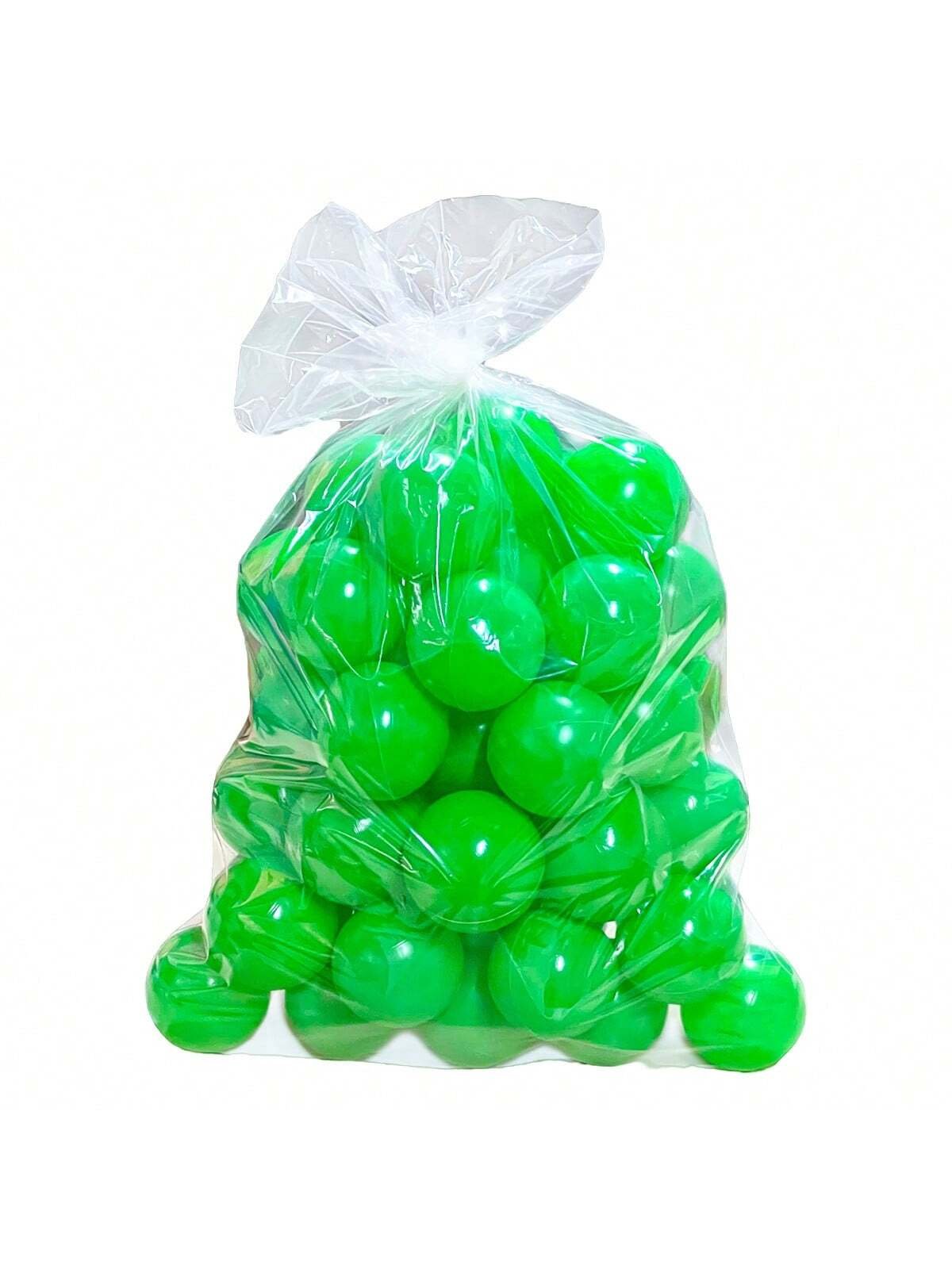 100 Bolinhas De Piscina Infantil Cor Única Que Não Amassam - Imagem 2