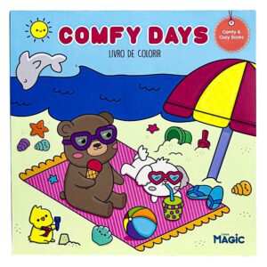 Livro De Colorir Relaxante Comfy & Cozy Grande