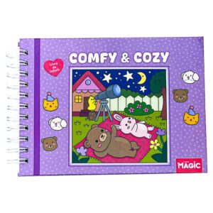 Livro De Colorir Comfy & Cozy Capa Dura