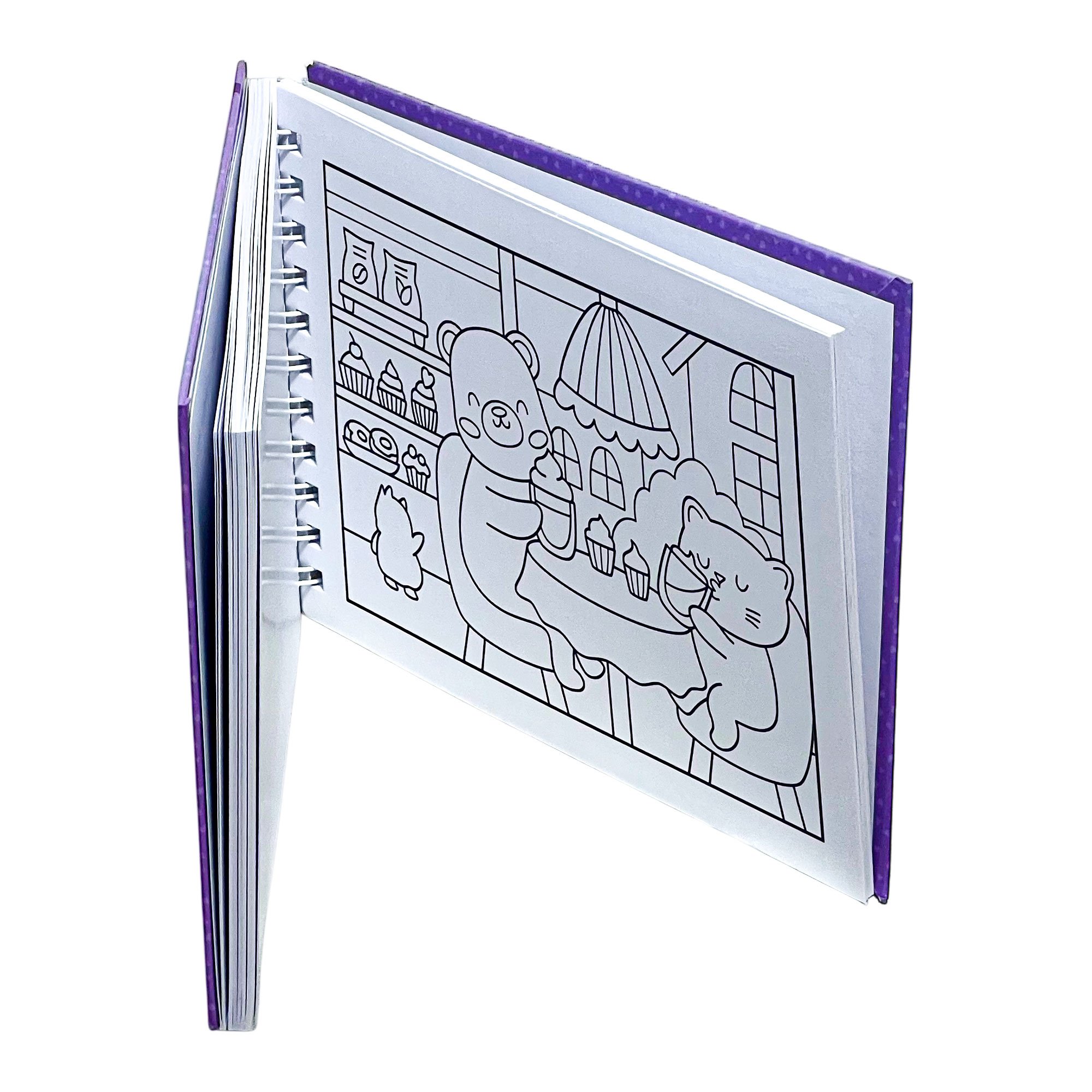 Livro De Colorir Comfy & Cozy Capa Dura - Imagem 3