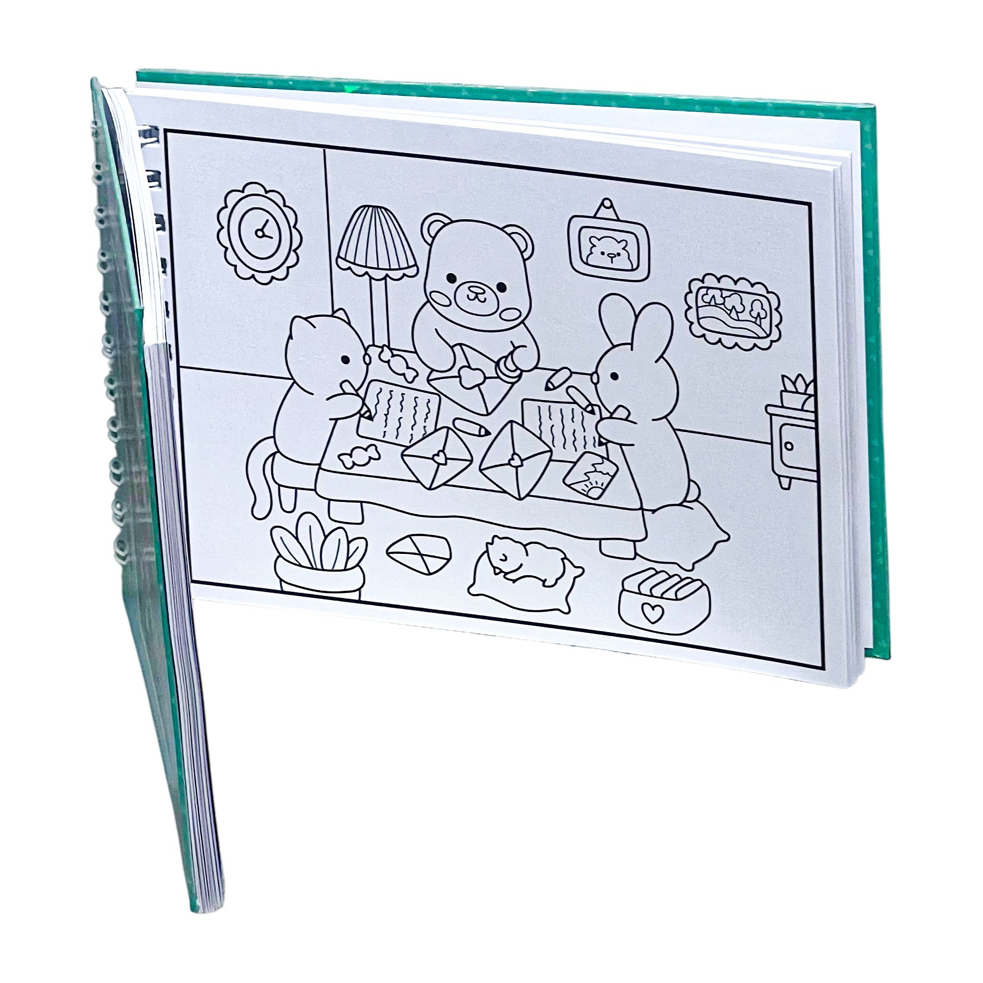 Livro De Colorir Comfy & Cozy Capa Dura - Imagem 5