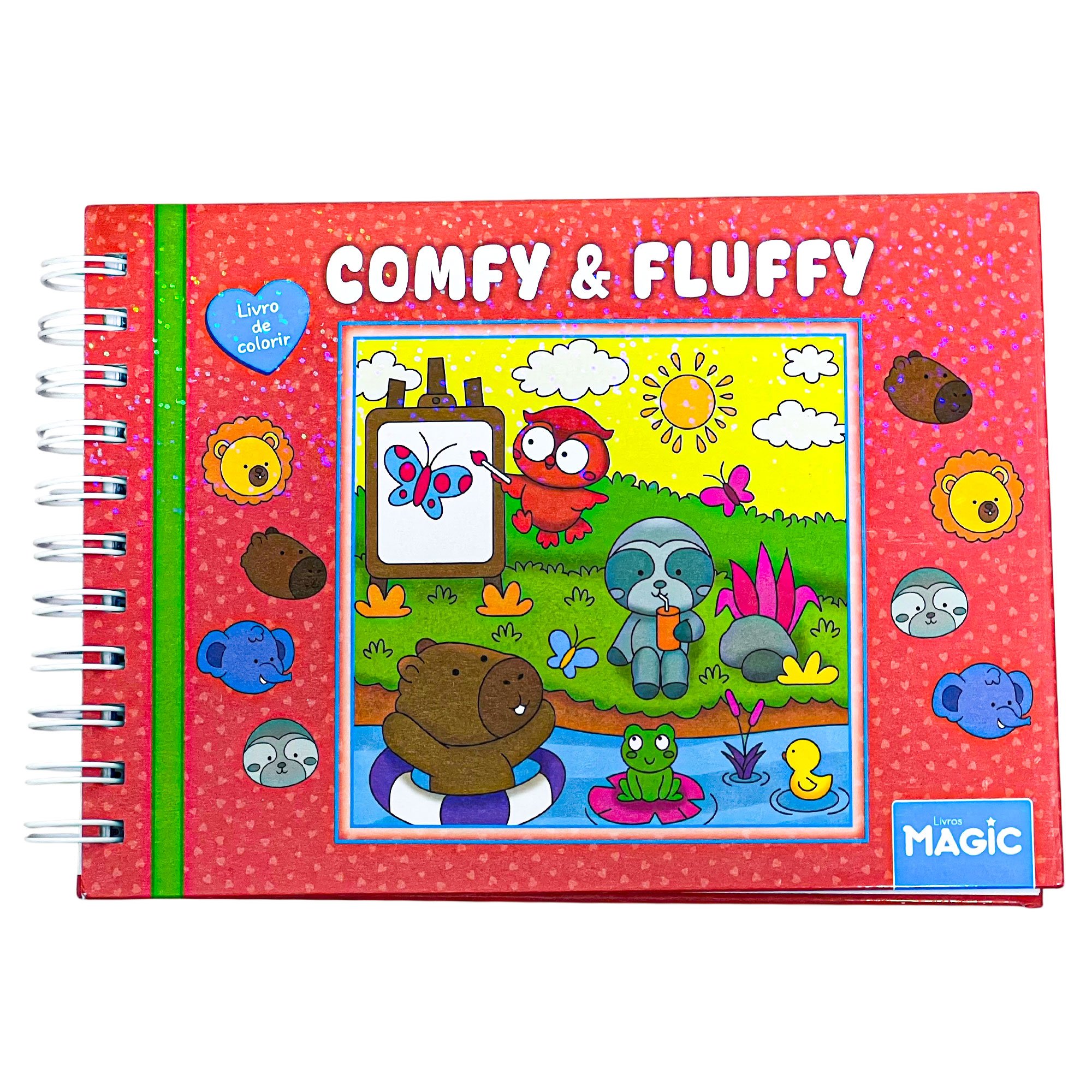 Livro De Colorir Comfy & Cozy Capa Dura - Imagem 7