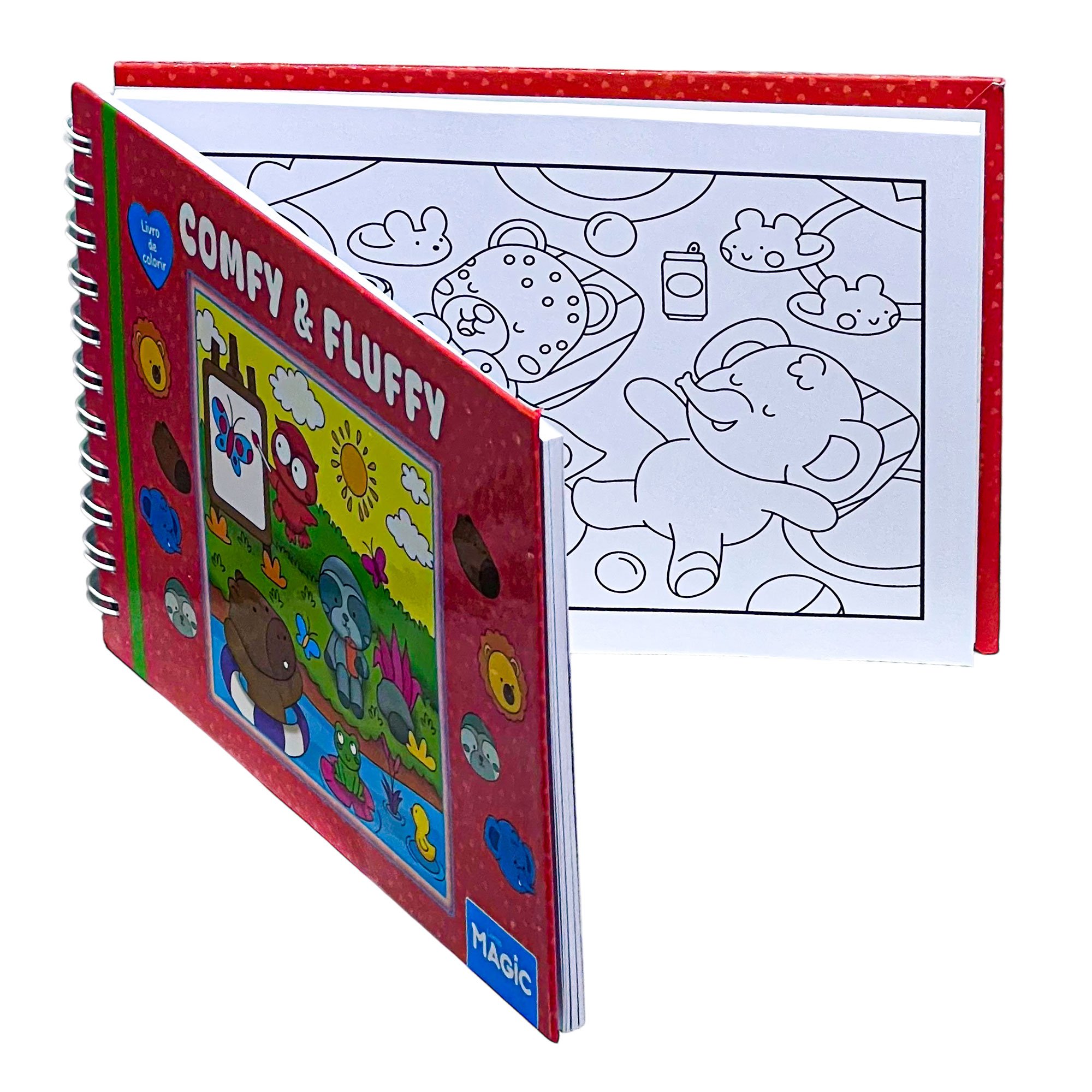 Livro De Colorir Comfy & Cozy Capa Dura - Imagem 9