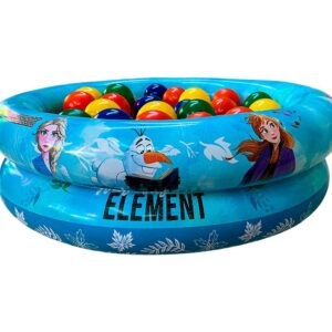 Piscina De Bolinhas Princesas P/ Menina + 25 Bolinhas + Bomba Manual