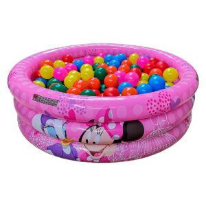 Piscina Infantil Inflável 100 Litros Colorida + 50 Bolinhas