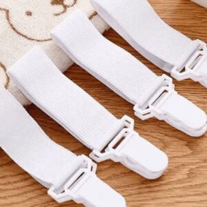 Prendedor Elástico/ Lençol Presilha Segura Lençol Kit 4 Unidades