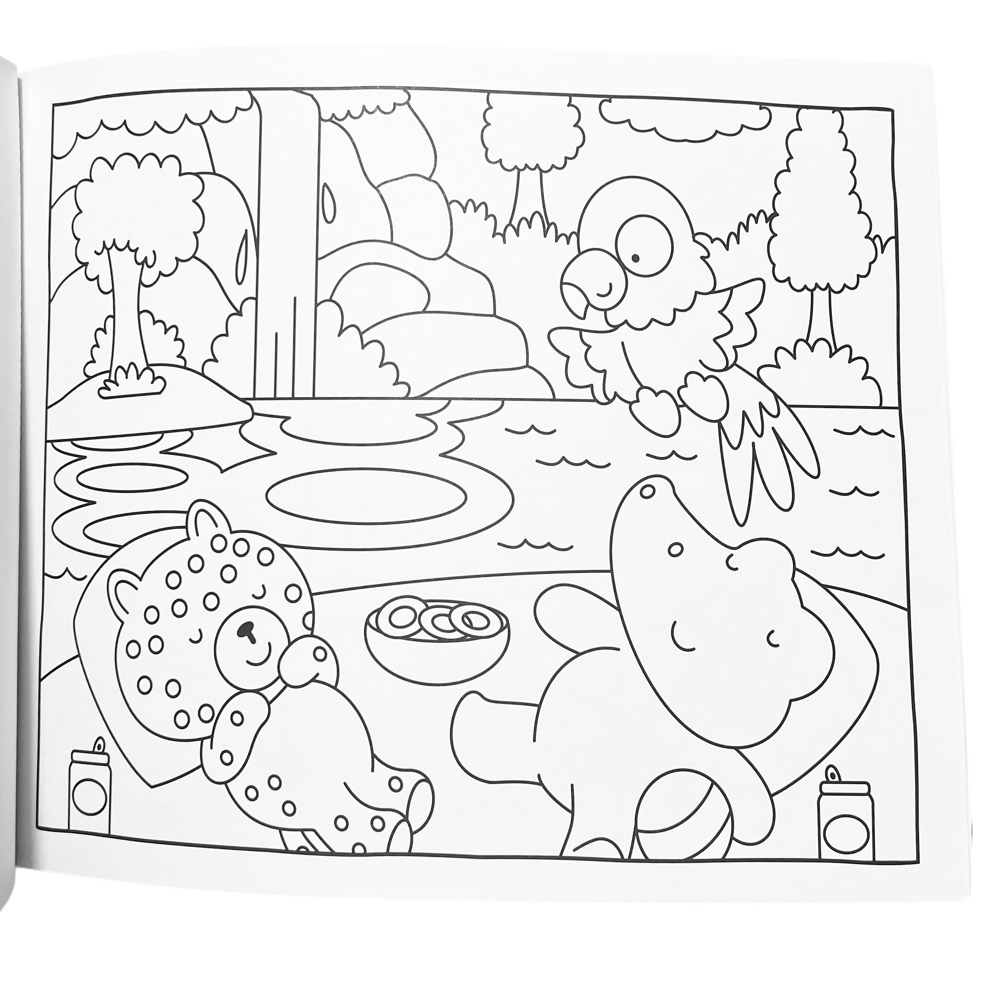 Livro De Colorir Coleção Comfy & Cozy + 24 Marcadores Ponta Dupla - Imagem 6