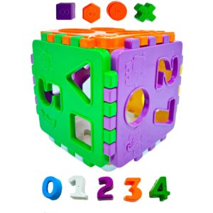 Brinquedo Didático Educativo Com Encaixes De Blocos P/ Bebes