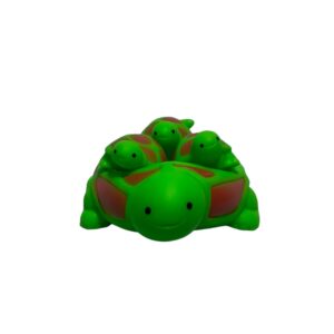 Tartarugas De Borracha Com Filhotes Para Banho Infantil